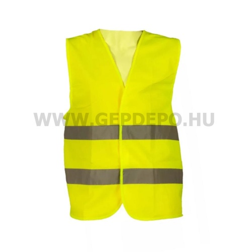 Urgent láthatósági fényvisszaverő mellény, sárga - XXXL