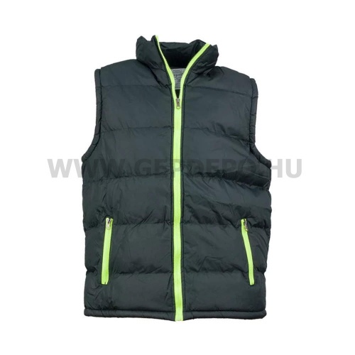 Urgent BZR-308 mellény, fekete/zöld - XXL