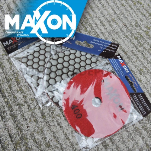Diatech Maxon tépőzáras száraz beton polírozó tárcsa 100mm S400