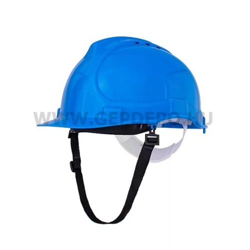 Procera Bratek-3 szellőző munkavédelmi sisak állszíjjal, kék