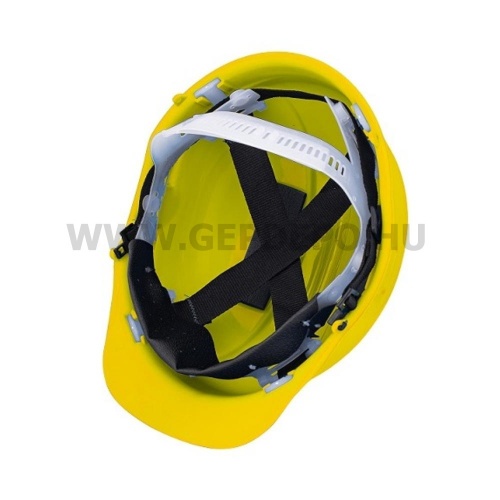 Procera Bratek-3 szellőző munkavédelmi sisak állszíjjal, sárga