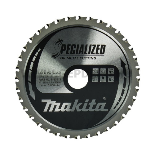 Makita Specialized körfűrészlap acélhoz 185mm f:30 Z36