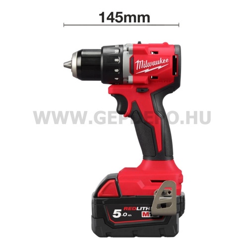 Milwaukee BLDDRC-502C M18 kompakt fúró-csavarbehajtó