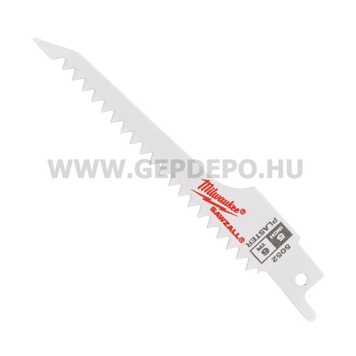 Milwaukee Sawzall szúrófűrészlap GIPSZKARTON TPI:6 125 mm - 5 db