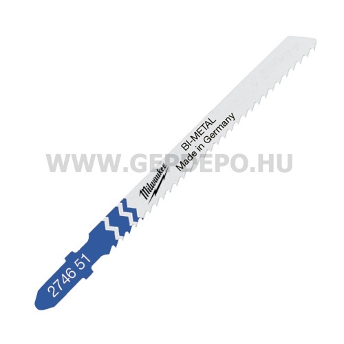 Milwaukee T101A bimetál szúrófűrészlap FÉM 75x2,5 mm - 5 db