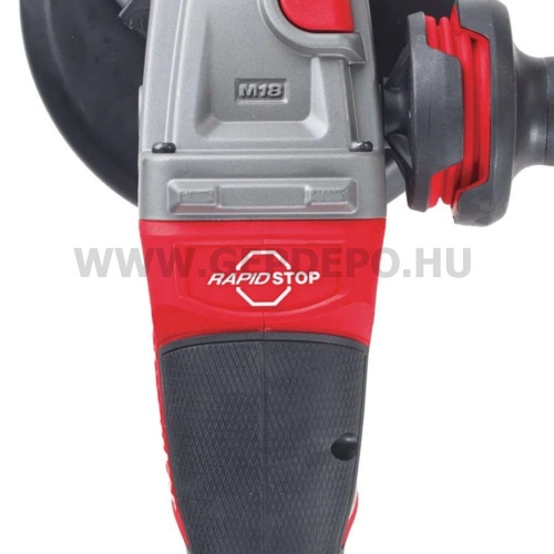 Milwaukee FSAGF125XPDB-0X M18 FUEL 125 mm laposfejű sarokcsiszoló géptest kofferben