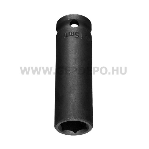 Neo hosszú gépi dugókulcs 1/2", CrMo, 15 mm