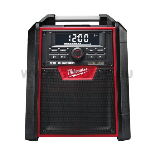 Milwaukee RC-0 M18 akkus rádió és töltő Bluetooth kapcsolattal géptest