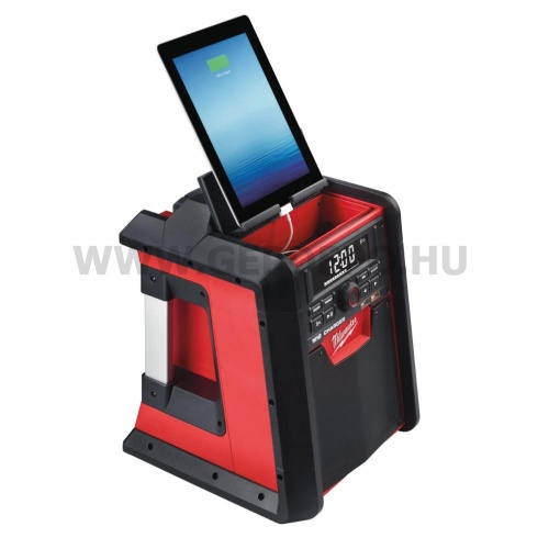 Milwaukee RC-0 M18 akkus rádió és töltő Bluetooth kapcsolattal géptest