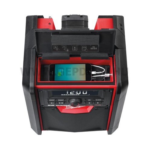 Milwaukee RC-0 M18 akkus rádió és töltő Bluetooth kapcsolattal géptest