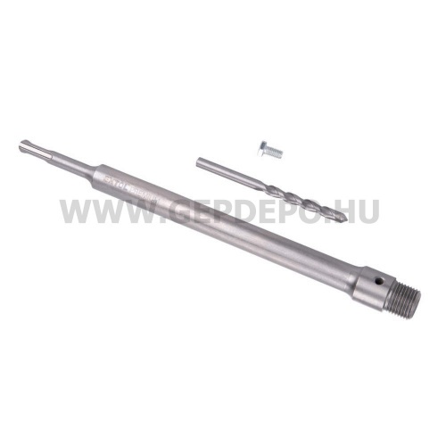 Extol SDS-Plus hosszabbító szár központfúróval Prémium tégla körkivágóhoz, M22 × 300 mm