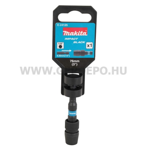 Makita Impact BLACK 1/4" bittartó 76 mm