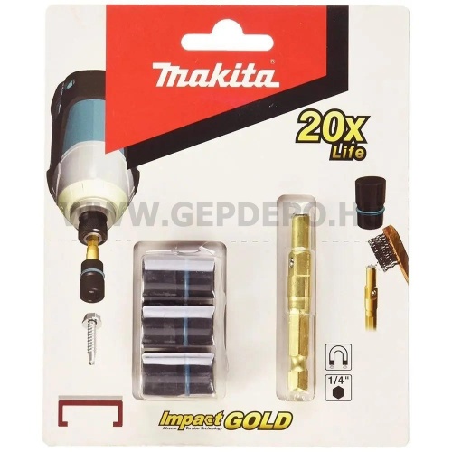 Makita Impact Gold 1/4" dugókulcs készlet 4 részes