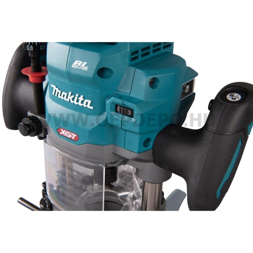 Makita RP001GM201 akkumulátoros felsőmaró 40V max XGT BL AWS XPT