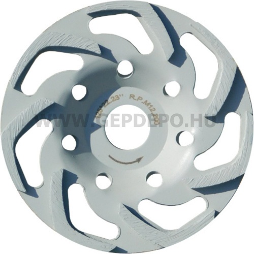 Diatech CCW125ECO-L-SZ csiszolótárcsa 125mm szürke "Limited"