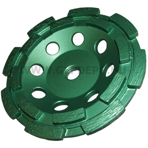 Diatech CCW-STD-M14 kétsoros csiszolótányér 125mm zöld