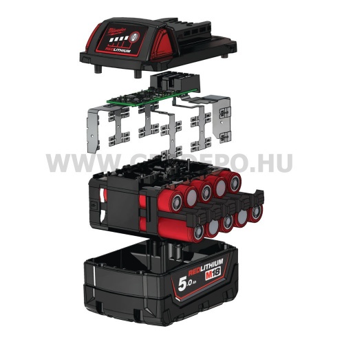 Milwaukee RedLithium 18V 5,0Ah Li-ion akkumulátor