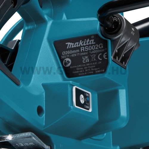 Makita RS002GZ hátsó markolatos körfűrész 40V max XGT BL ADT XPT AWS