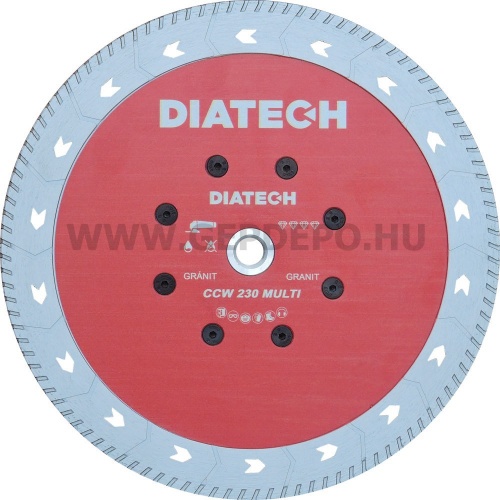 Diatech CCW230MULTI multiblade gyémánt csiszolótányér