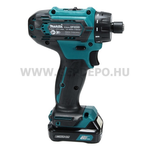 Makita DF033DZ fúró-csavarbehajtó géptest 10,8V-12V Max CXT