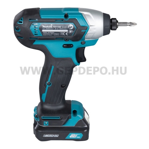 Makita TD110DSME akkus ütvecsavarbehajtó 10,8V-12V Max CXT 4,0 Ah
