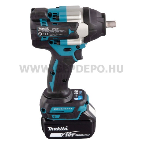 Makita DTW701RTJ akkus ütvecsavarbehajtó 18V LXT BL XPT MakPac kofferben