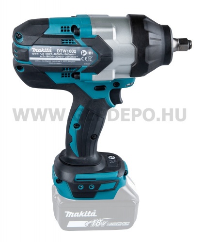 Makita DTW1002Z ütvecsavarbehajtó 1/2 géptest 18V LXT BL MakPac kofferben