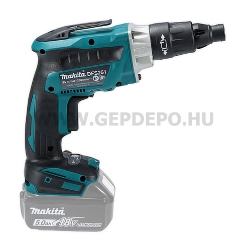 Makita DFS251Z akkus csavarbehajtó géptest 18V LXT BL