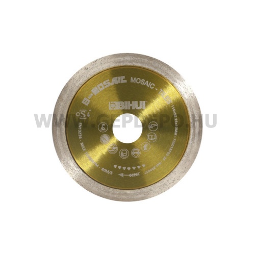 Bihui gyémánttárcsa csempéhez, mozaikhoz 10/125/1,2 mm
