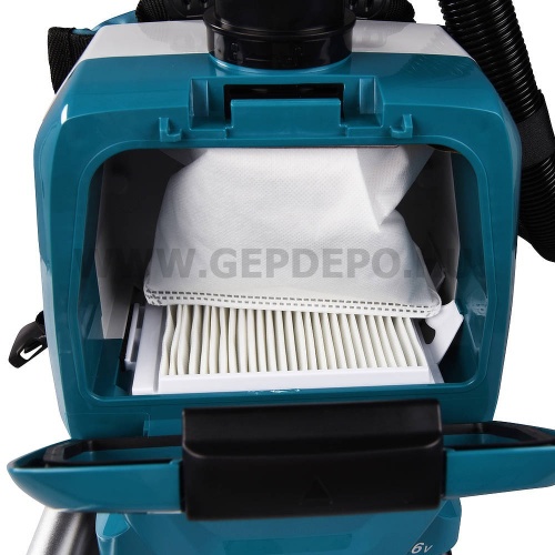 Makita DVC261ZX4 akkus háti porszívó géptest