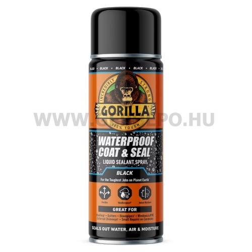 Gorilla Coat Seal vízálló bevonat és tömítő Spray fekete 450ml
