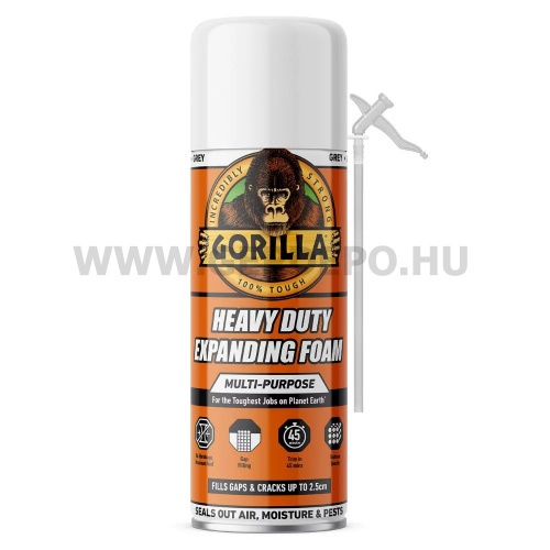 Gorilla HAB Heavy Duty Expanding Foam Szerelési Purhab 353ml