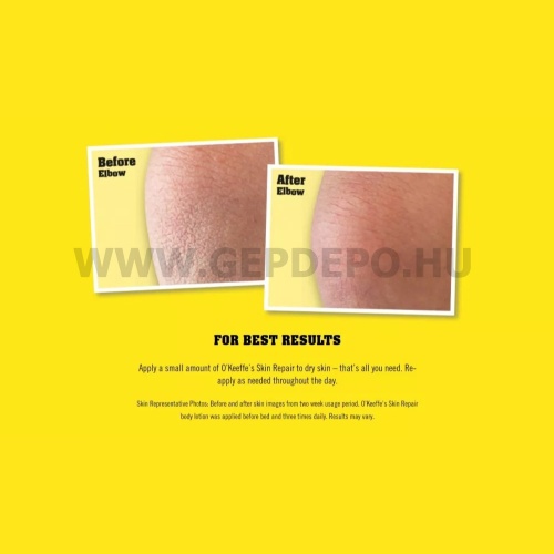 O'Keeffe's Skin Repair Testápló 325ml