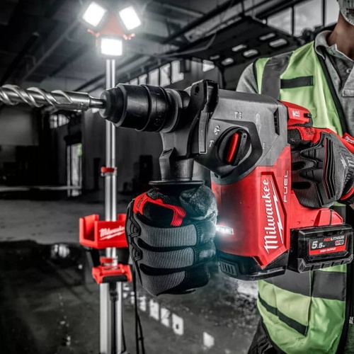 Milwaukee M18 FHX-0 FUEL 4 fokozatú 26 mm SDS-Plus kalapács FIXTEC tokmányos géptest
