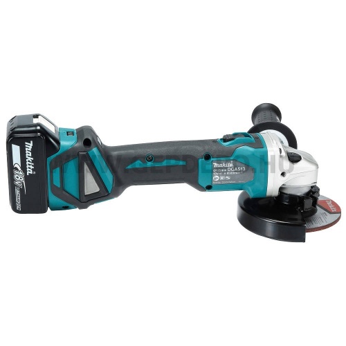 Makita DGA513RTJ akkus sarokcsiszoló MAKPAC kofferben