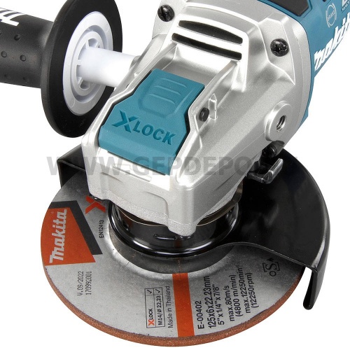 Makita DGA519Z akkus sarokcsiszoló géptest 18V LXT BL XPT X-LOCK