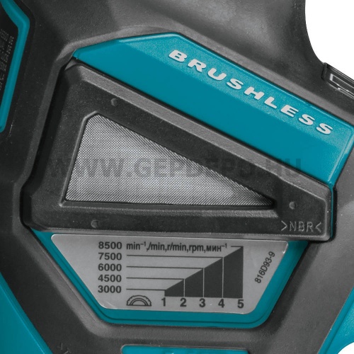 Makita DGA514ZU akkus sarokcsiszoló géptest AWS technológiával