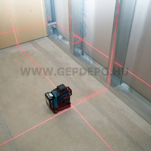 Makita SK700DZ akkus 3x360° lézer, vörös CXT 10,8V-12V Max XPT