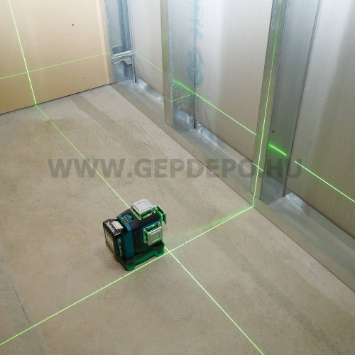 Makita SK700GDZ akkus 3x360° lézer, zöld CXT 10,8V-12V Max XPT