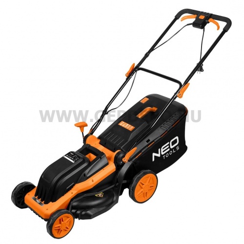 NEO Tools elektromos fűnyíró 1600W, 380mm, 45L-es gyűjtőkosár