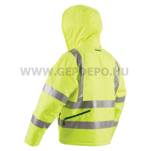 Makita DCJ206ZS fűthető kabát, NEON S