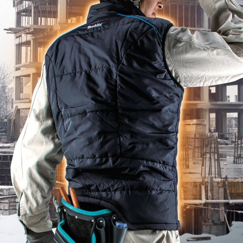 Makita DCV202ZXL fűthető mellény XL
