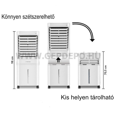 Trotec PAE 61 léghűtő légnedvesítő