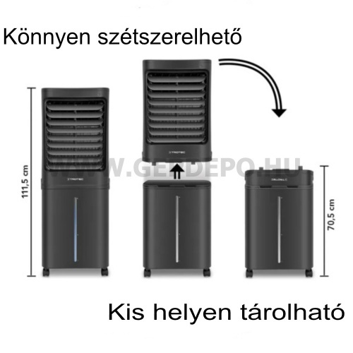 Trotec PAE 80 léghűtő légnedvesítő