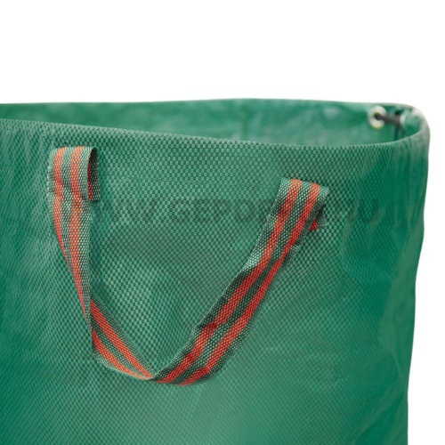 VERTO Kerti hulladék és levélgyűjtő zsák 270 L, 150 g/m2, PP, párnázott peremmel, 3 fogantyúval