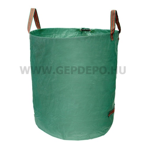 VERTO Kerti hulladék és levélgyűjtő zsák 270 L, 150 g/m2, PP, párnázott peremmel, 3 fogantyúval
