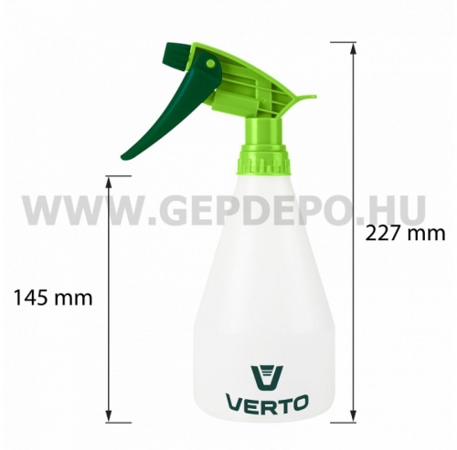 VERTO Kézi pumpás permetező 550ml