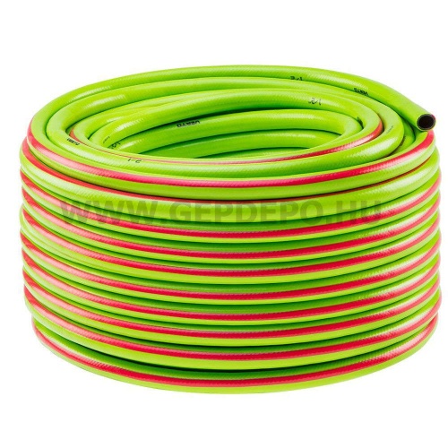 VERTO Locsolótömlő 50 m, 1/2", Professional: csomózódás, csavarodás védelem, UV álló