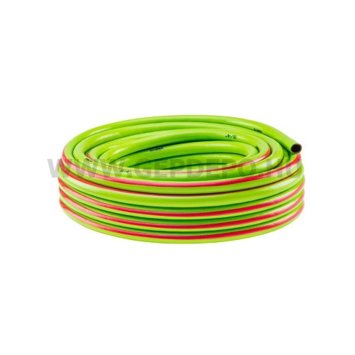 VERTO Locsolótömlő 20 m, 3/4", Professional: csomózódás, csavarodás védelem, UV álló