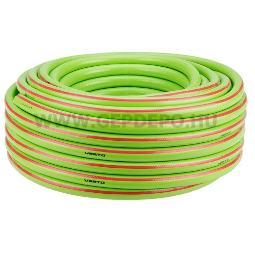 VERTO Locsolótömlő 30 m, 3/4", Professional: csomózódás, csavarodás védelem, UV álló